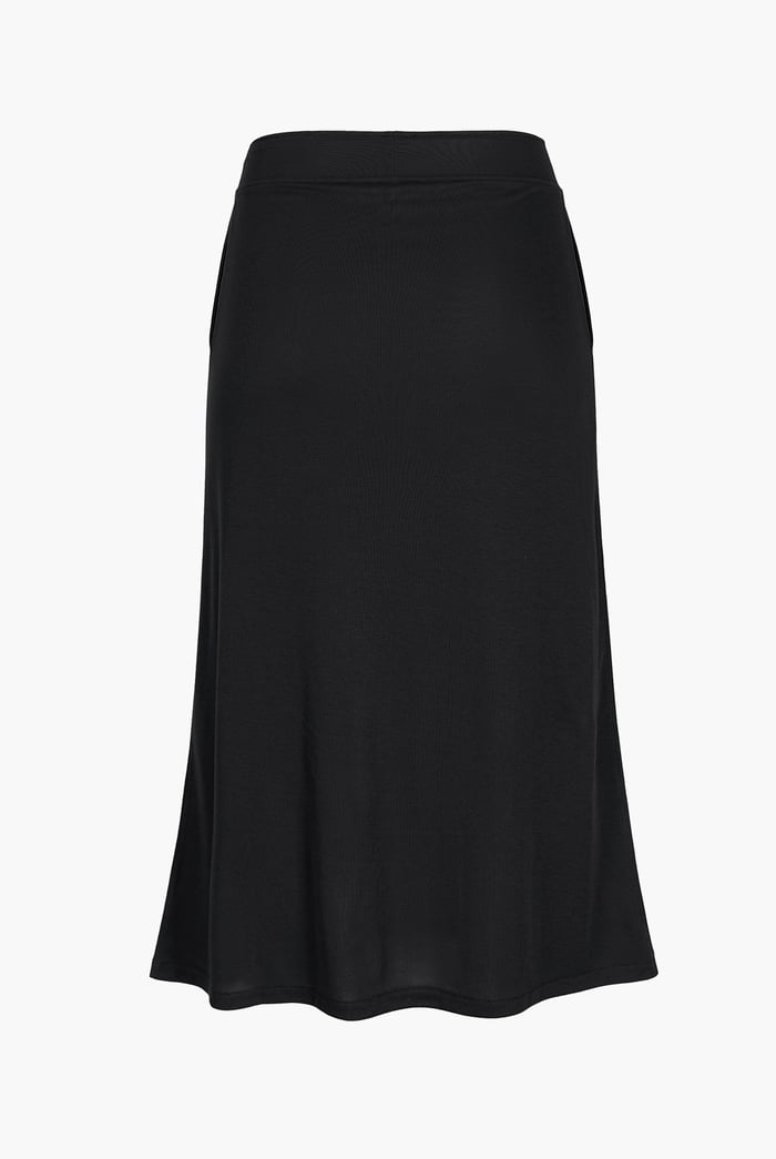 Classic flare Pull-On Jersey Skirt