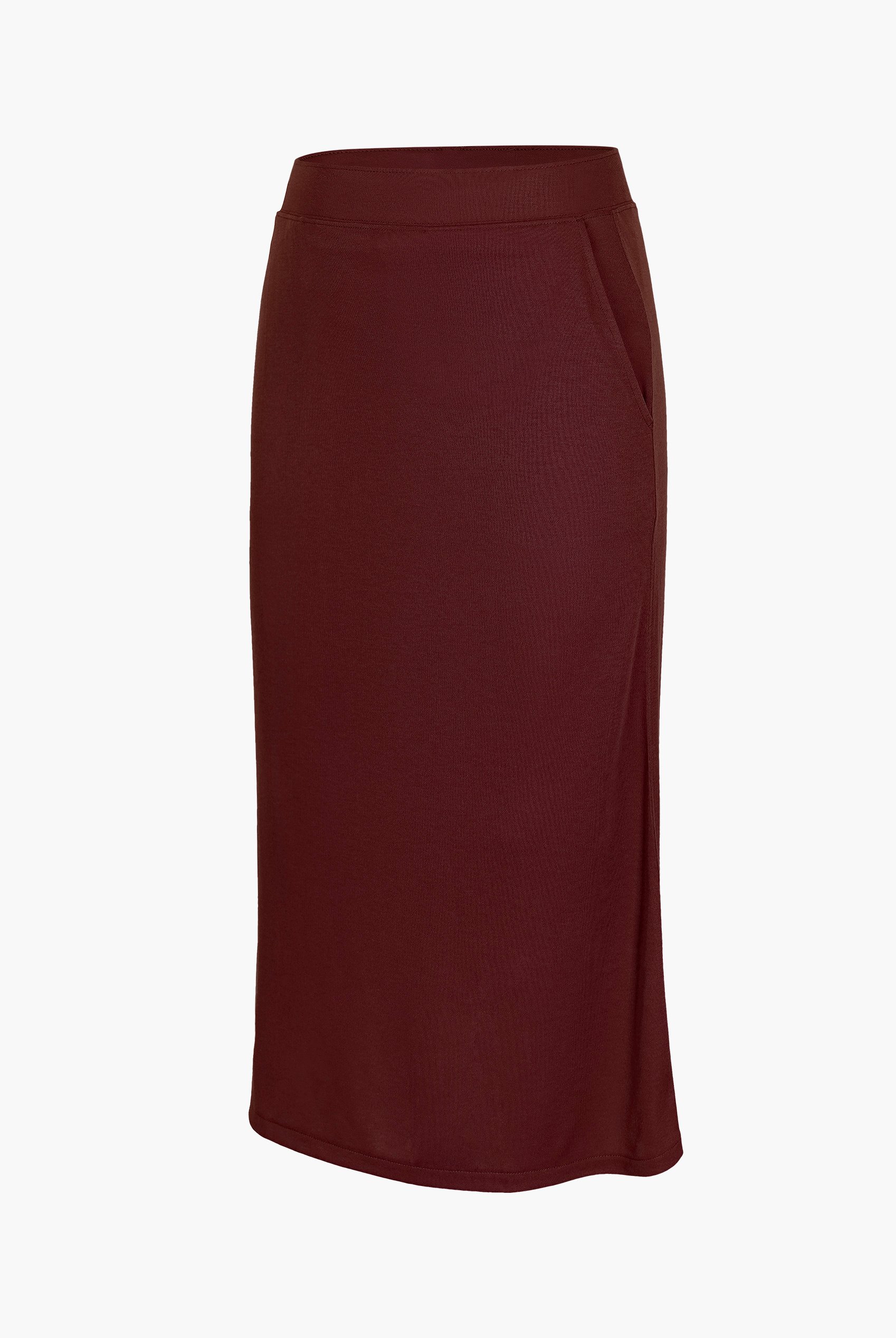 Classic flare Pull-On Jersey Skirt
