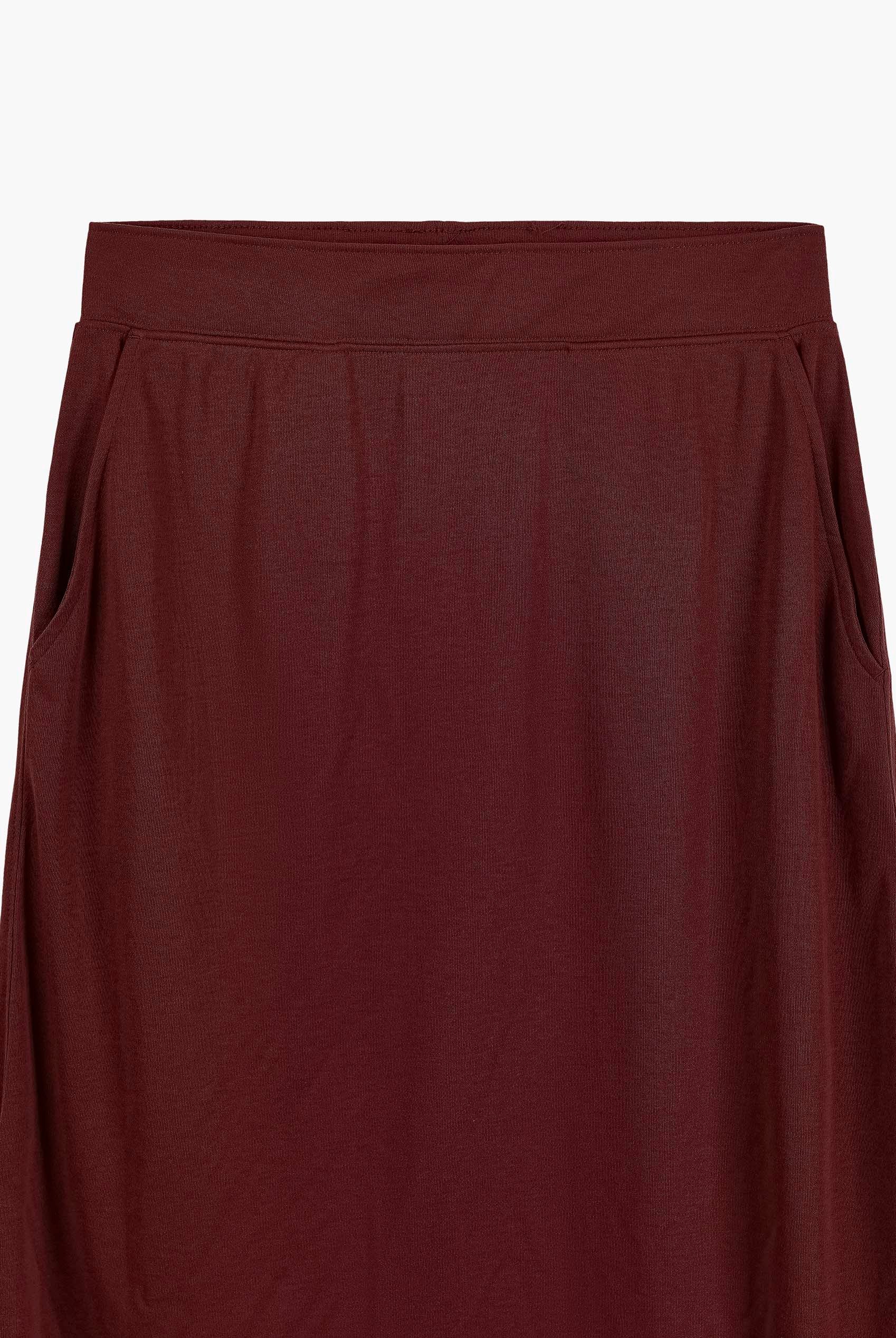 Classic flare Pull-On Jersey Skirt
