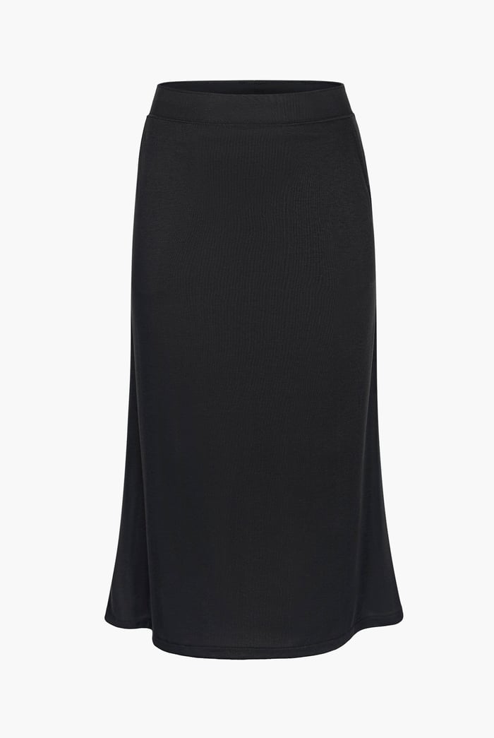 Classic flare Pull-On Jersey Skirt