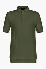 Mens Rib Textured Soft Finish Polo Shirt