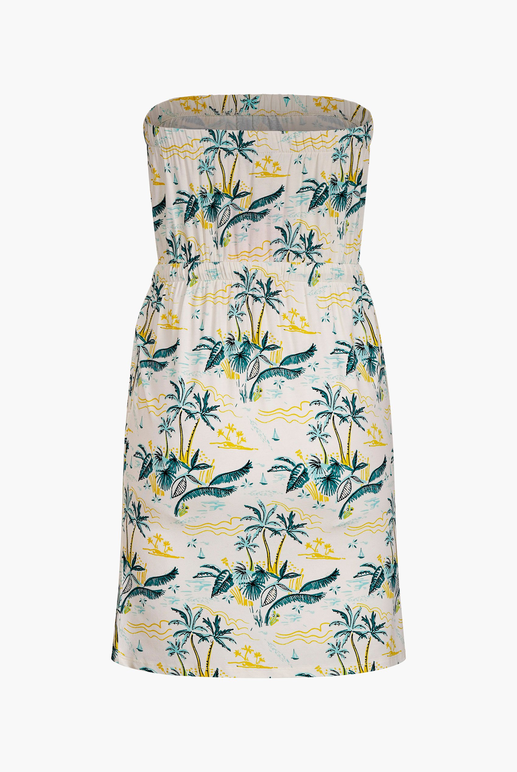 Printed Bardot Jersey Mini Dress