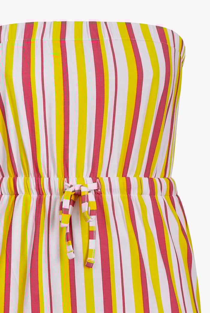 Printed Bardot Jersey Mini Dress