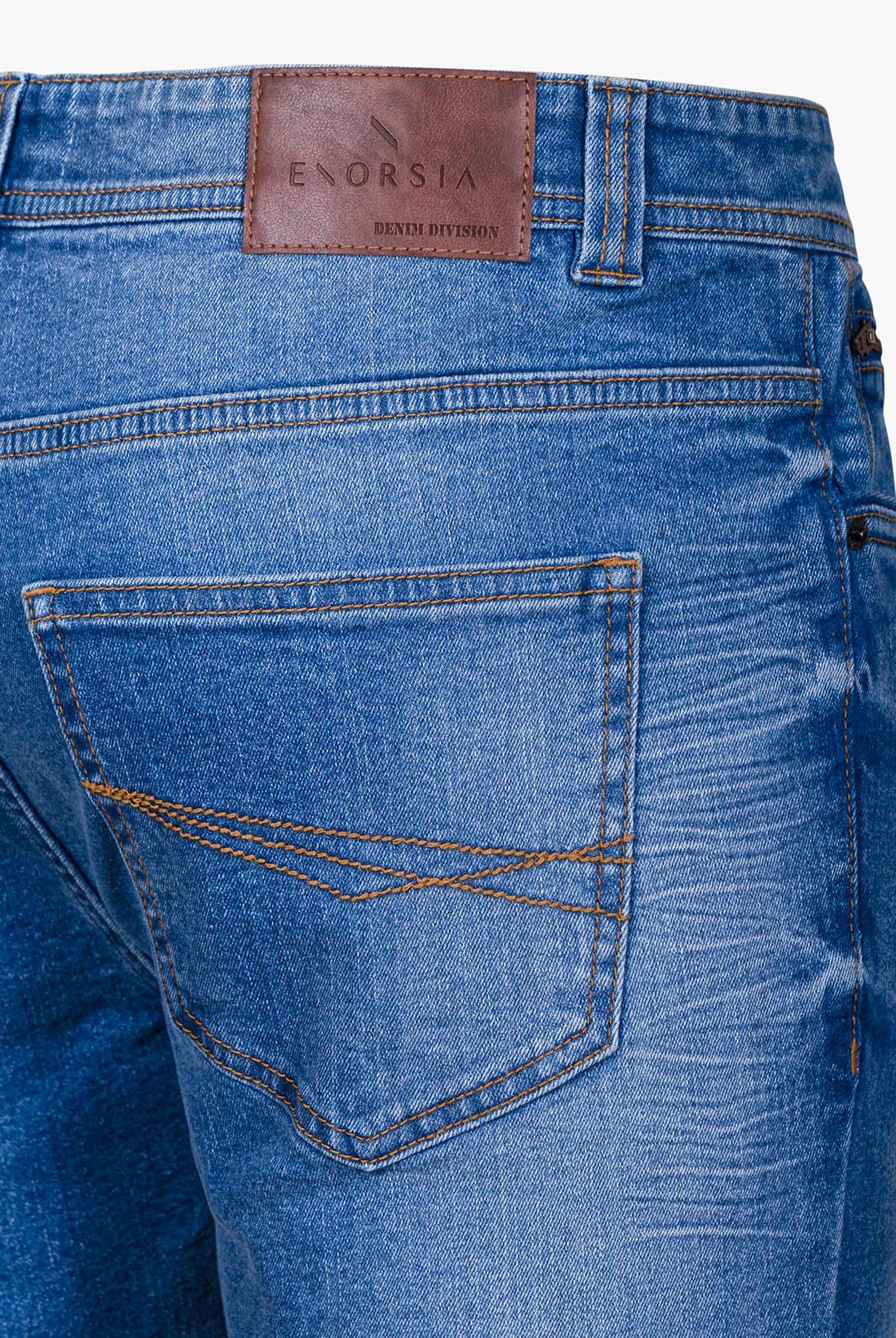 Skinny Fit Turned Denim Shorts