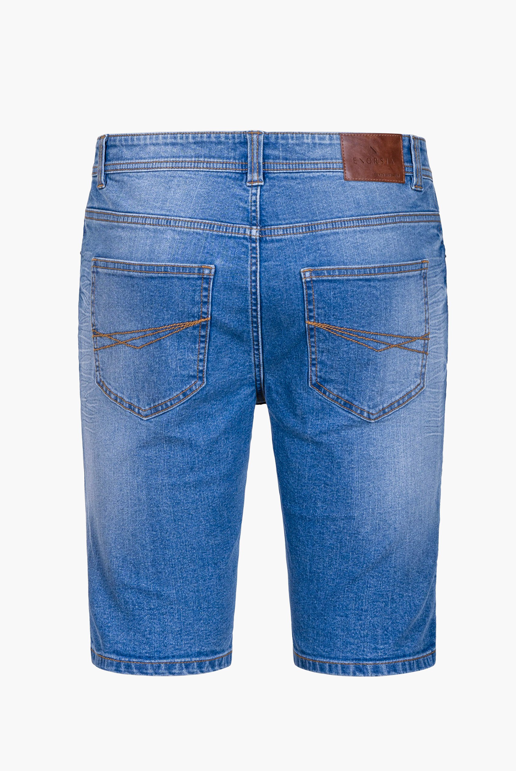 Skinny Fit Turned Denim Shorts
