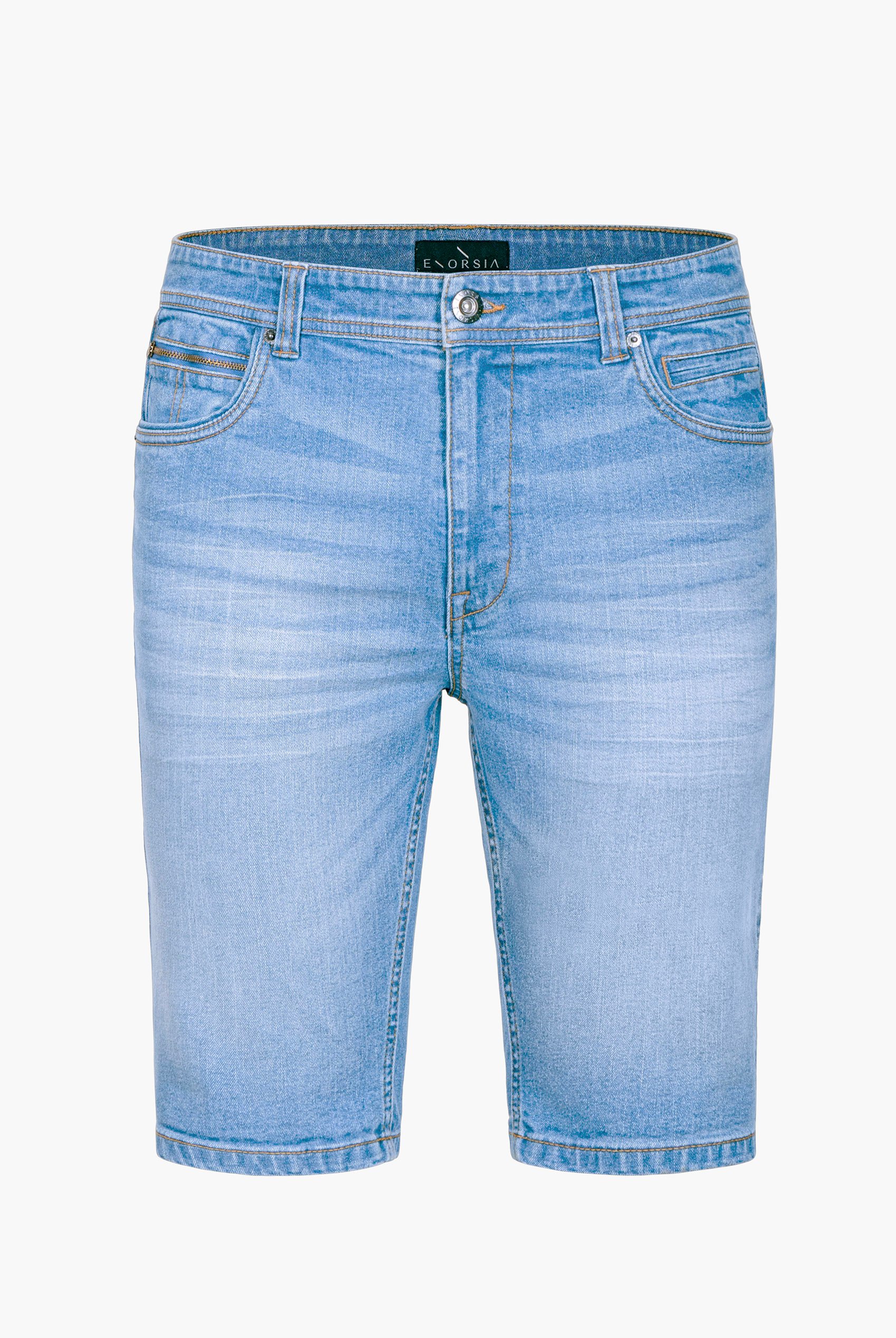 Skinny Fit Turned Denim Shorts