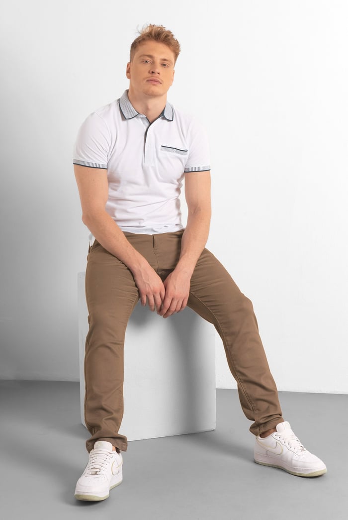 Mens Regular Fit Chino Trouser