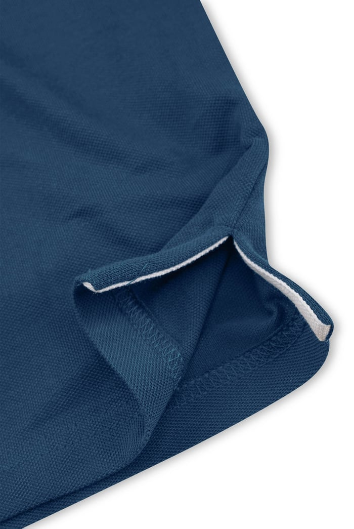 Men's Bird Eye Collar Polo Shirt