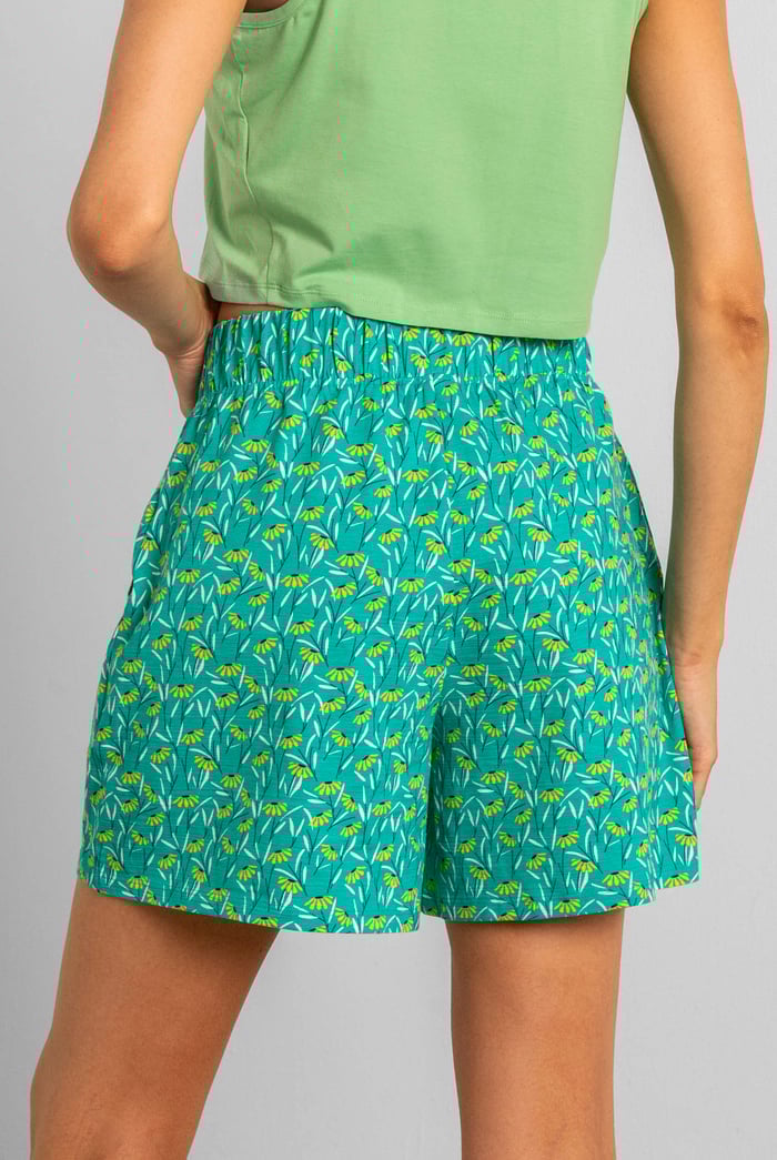 Womens Floral Printed Shorts