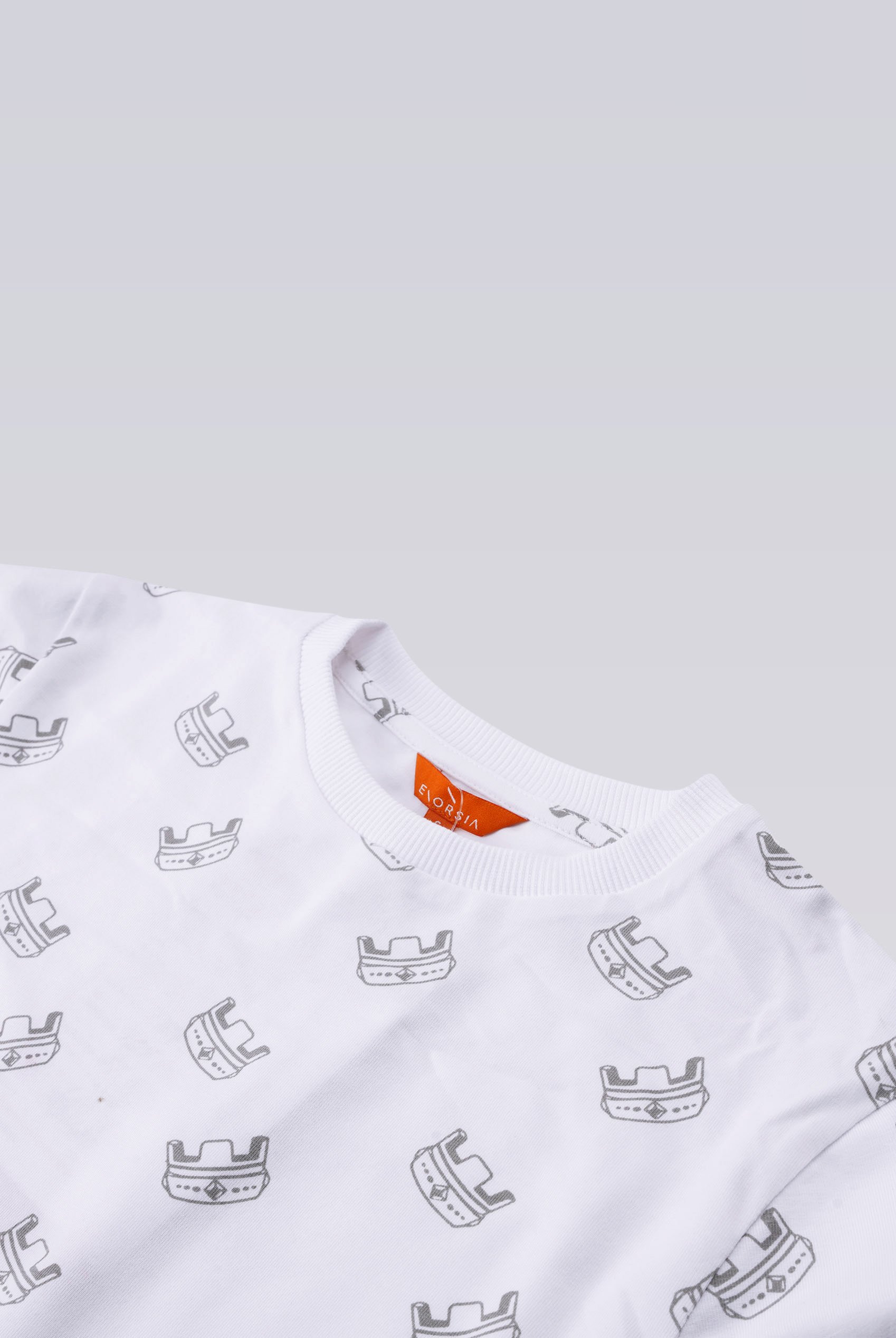 Boys Crown Printed T-shirt ( 12/18mths-7yrs)