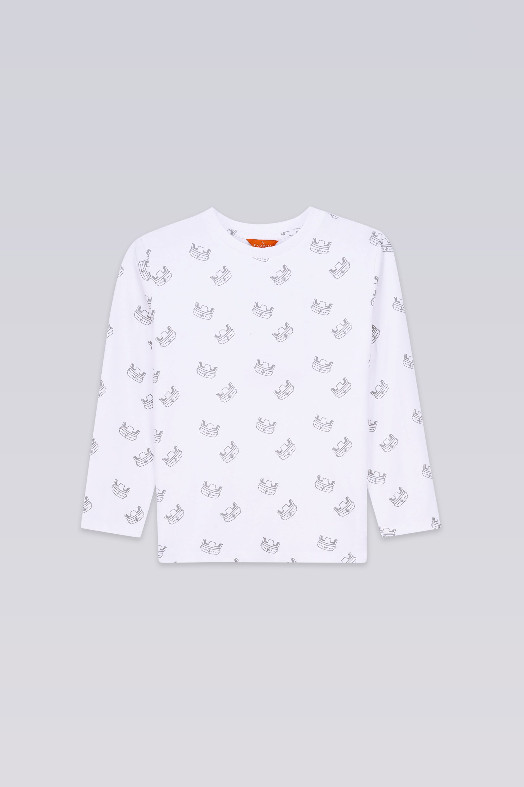 Boys Crown Printed T-shirt ( 12/18mths-7yrs)