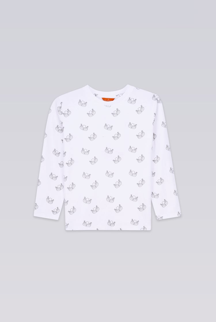 Boys Crown Printed T-shirt ( 12/18mths-7yrs)