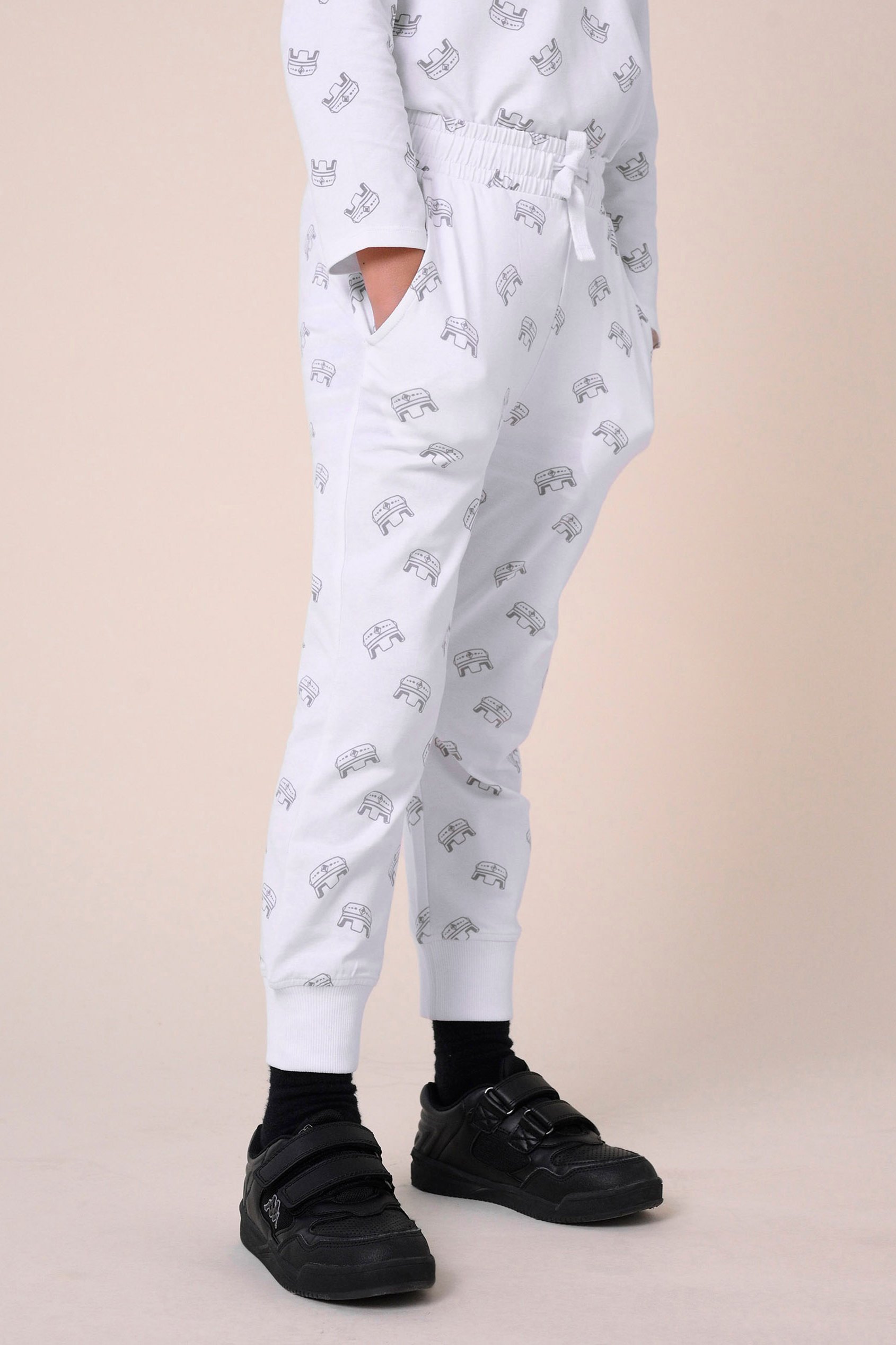 Boys Crown Print Jogger ( 12/18mths-7yrs)