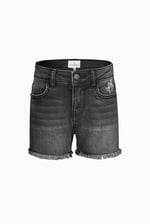 Girls Frayed Hem Embroidered Shorts(2/3yrs-8/9yrs)