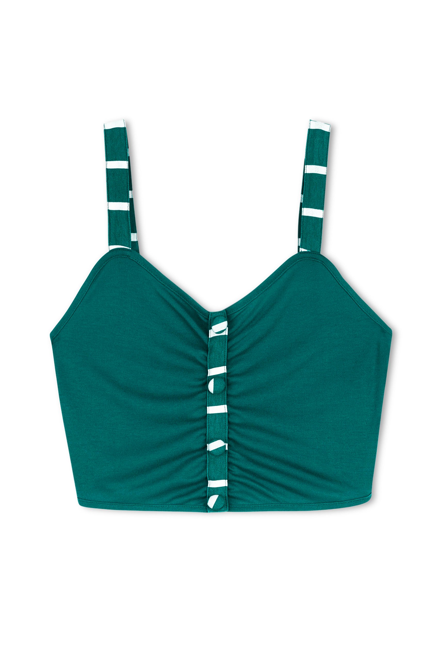 Striped Flare pant with Strappy Top Set