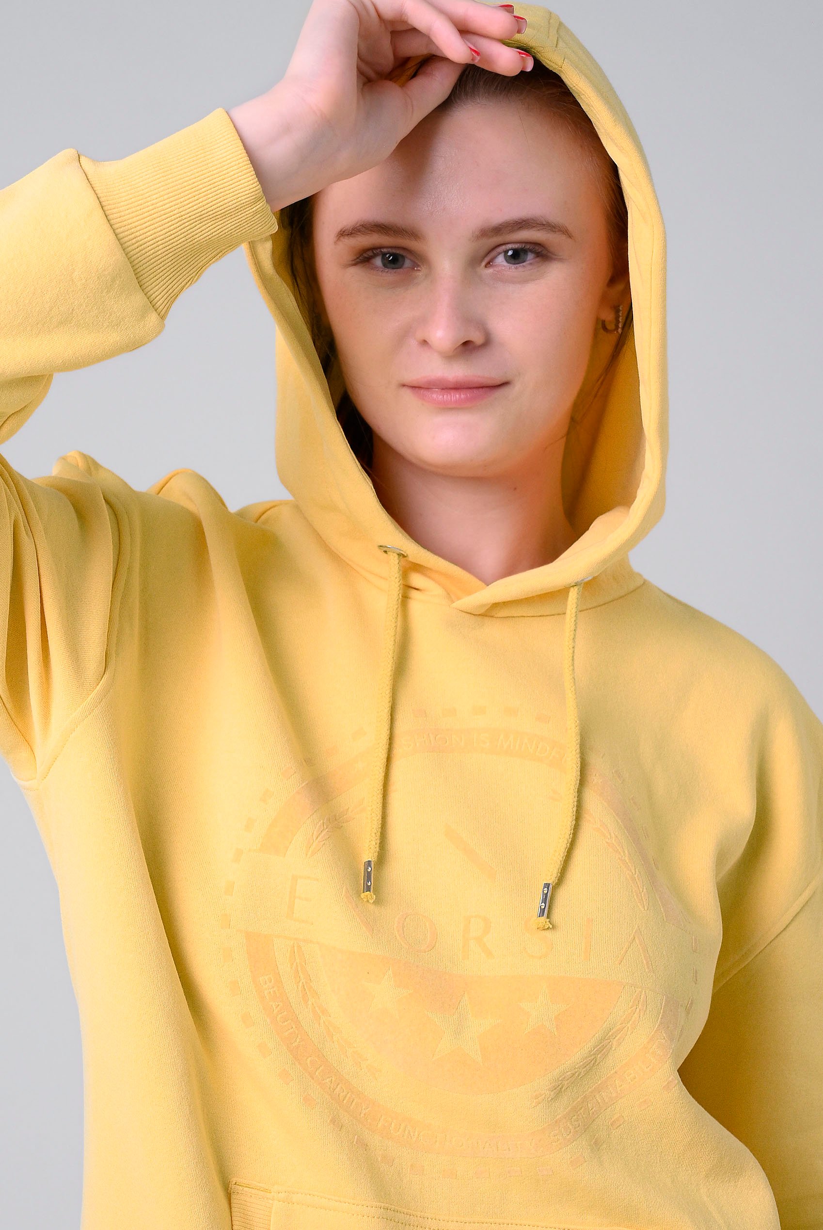Women Drop Shoulder Printed Hoodie