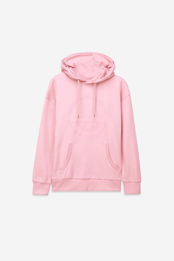 Women Drop Shoulder Printed Hoodie