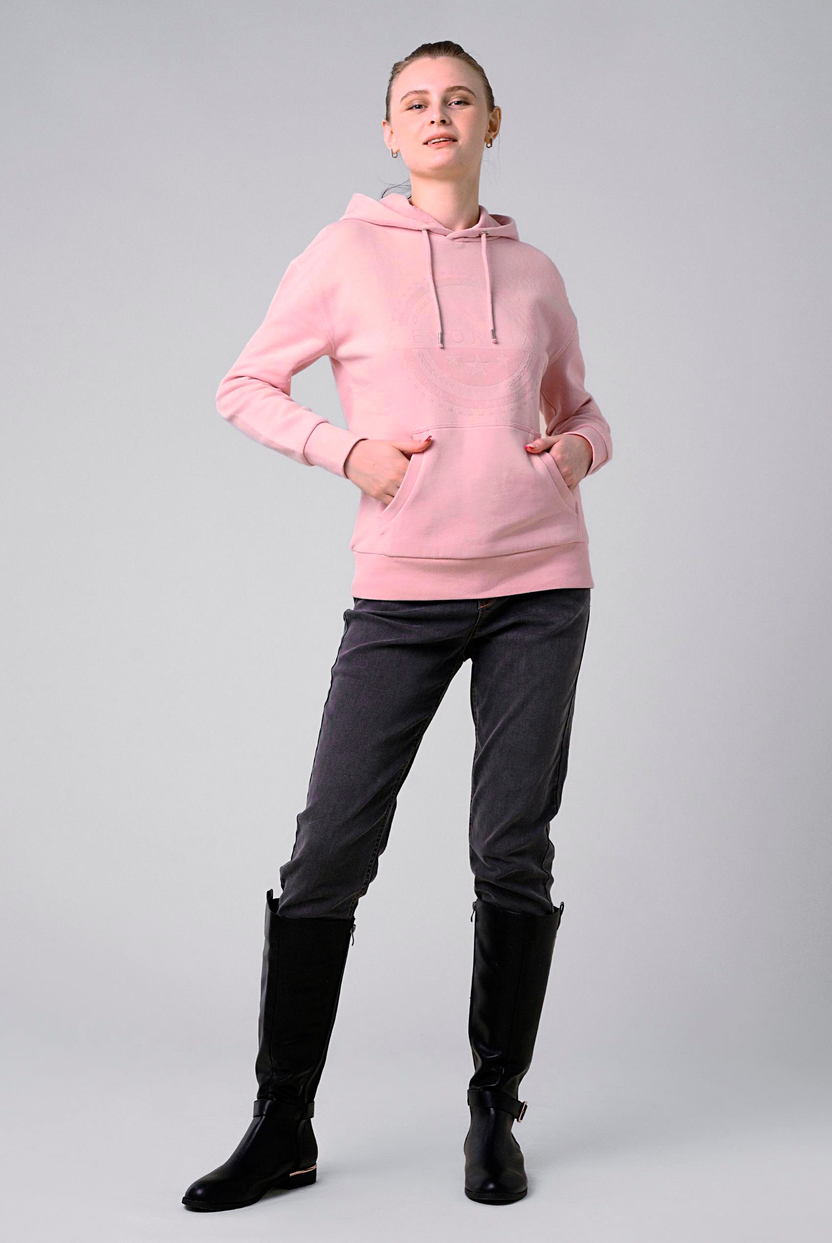 Women Drop Shoulder Printed Hoodie