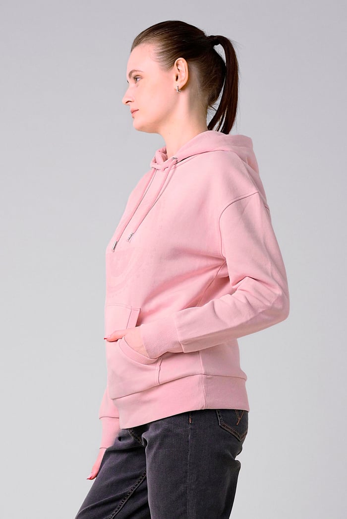 Women Drop Shoulder Printed Hoodie