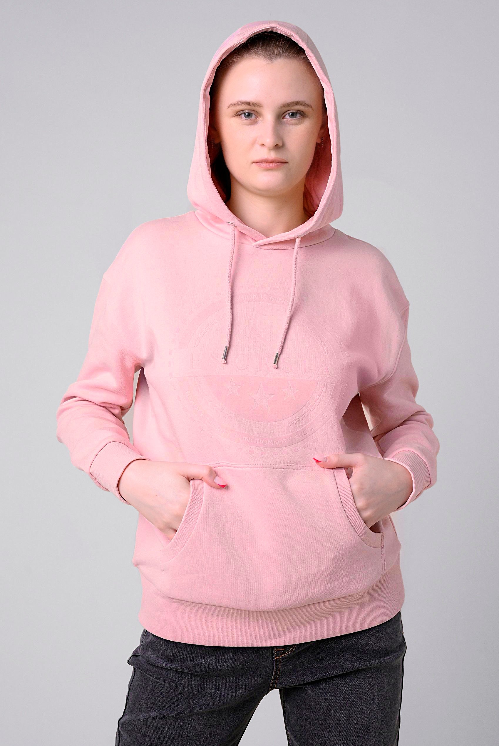 Women Drop Shoulder Printed Hoodie