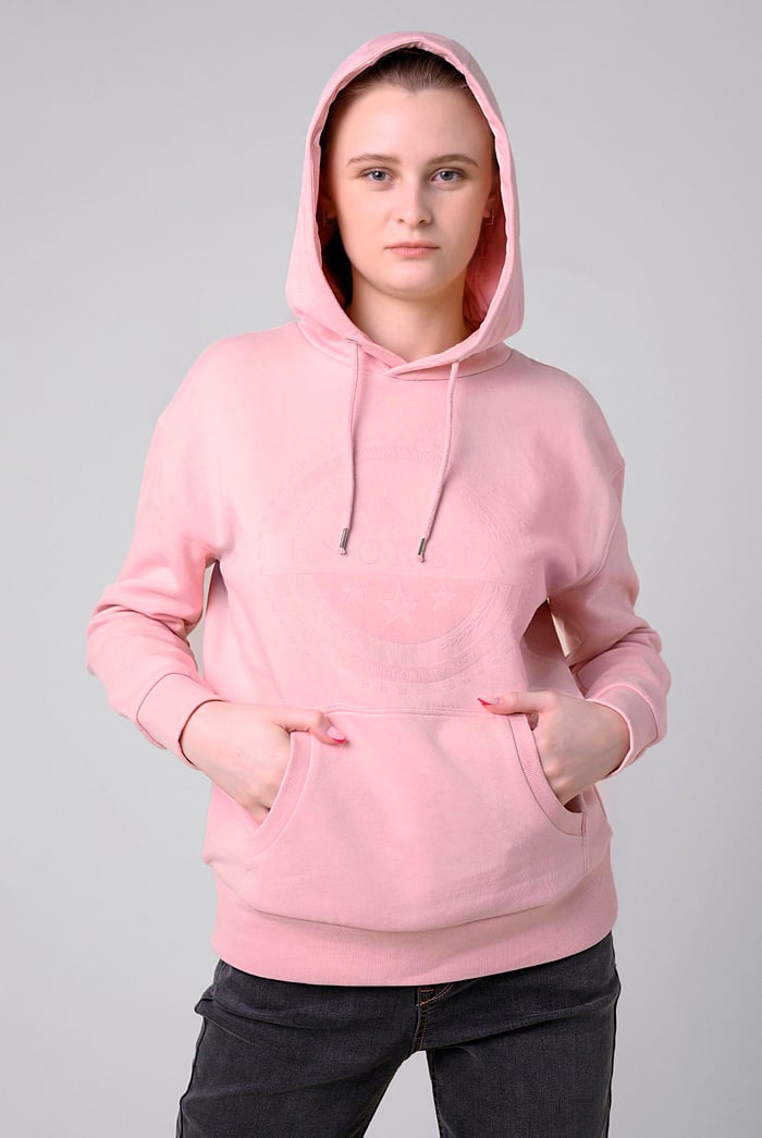 Women Drop Shoulder Printed Hoodie