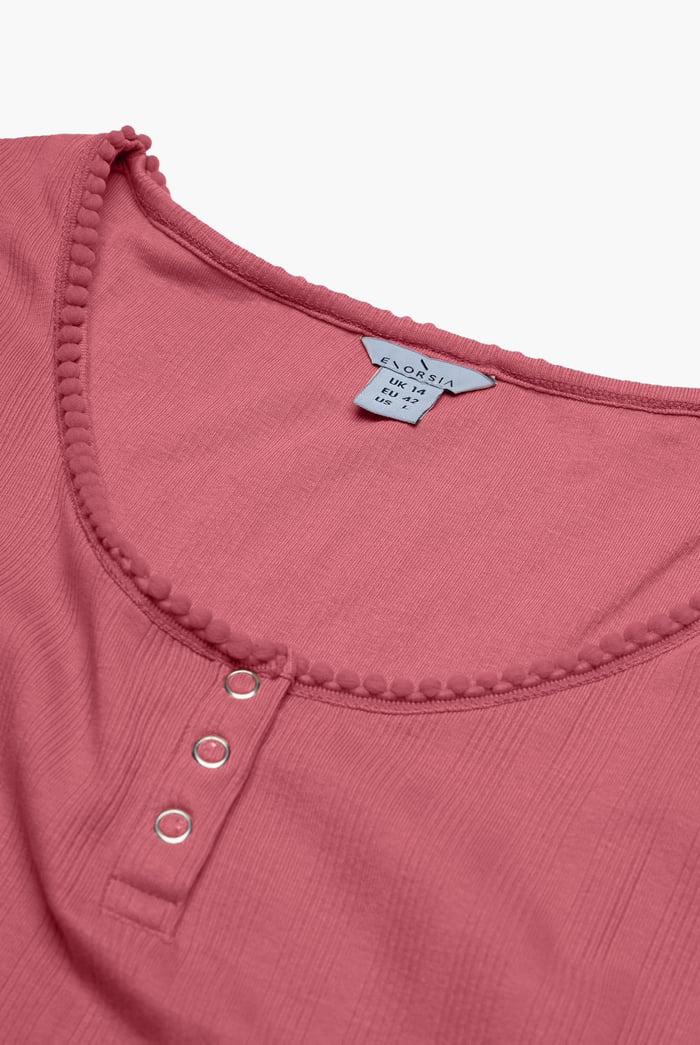 Snap Button Details Crop Tank Top