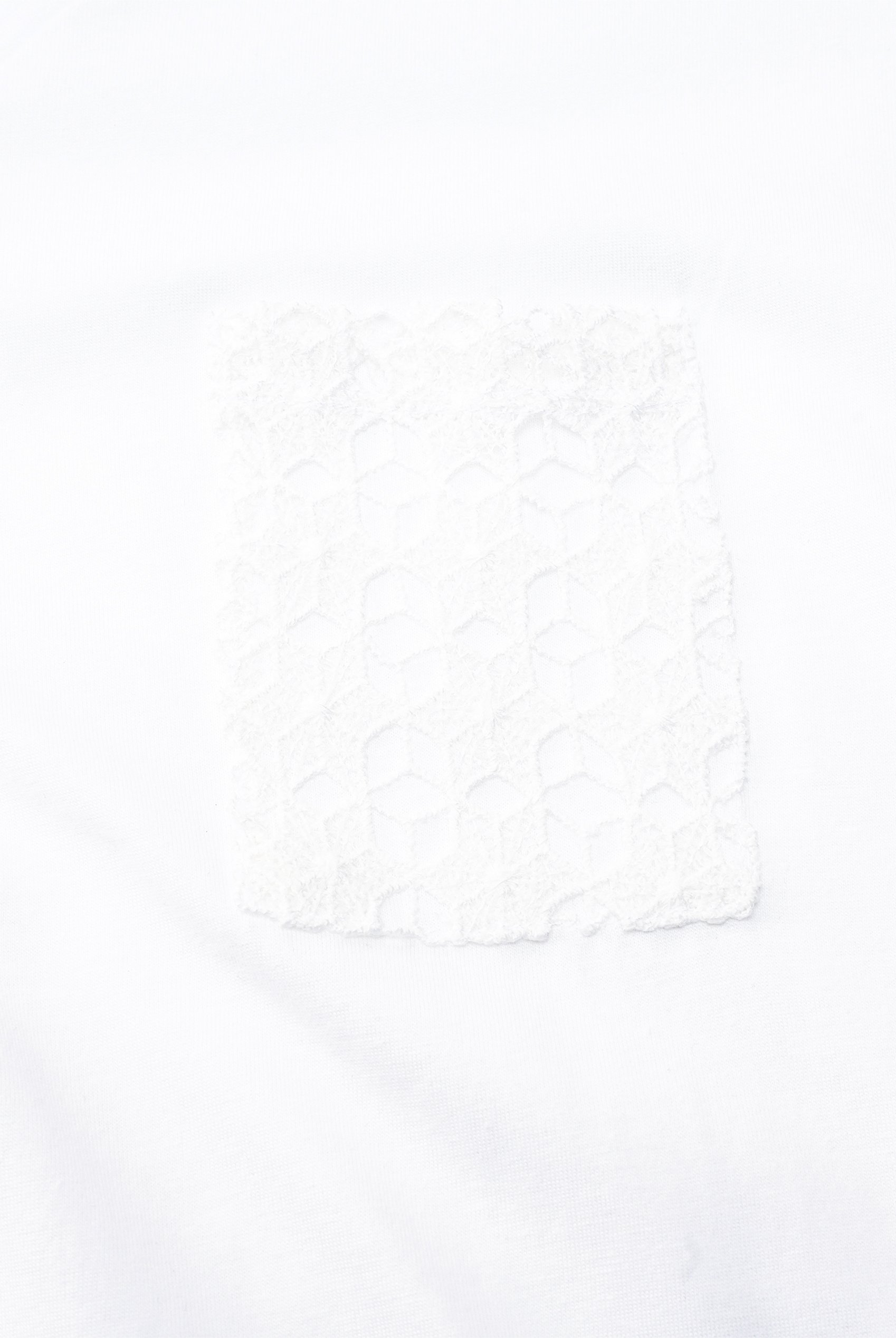 Lace Pocket V-Neck Tee