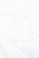 Lace Pocket V-Neck Tee