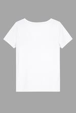 Lace Pocket V-Neck Tee