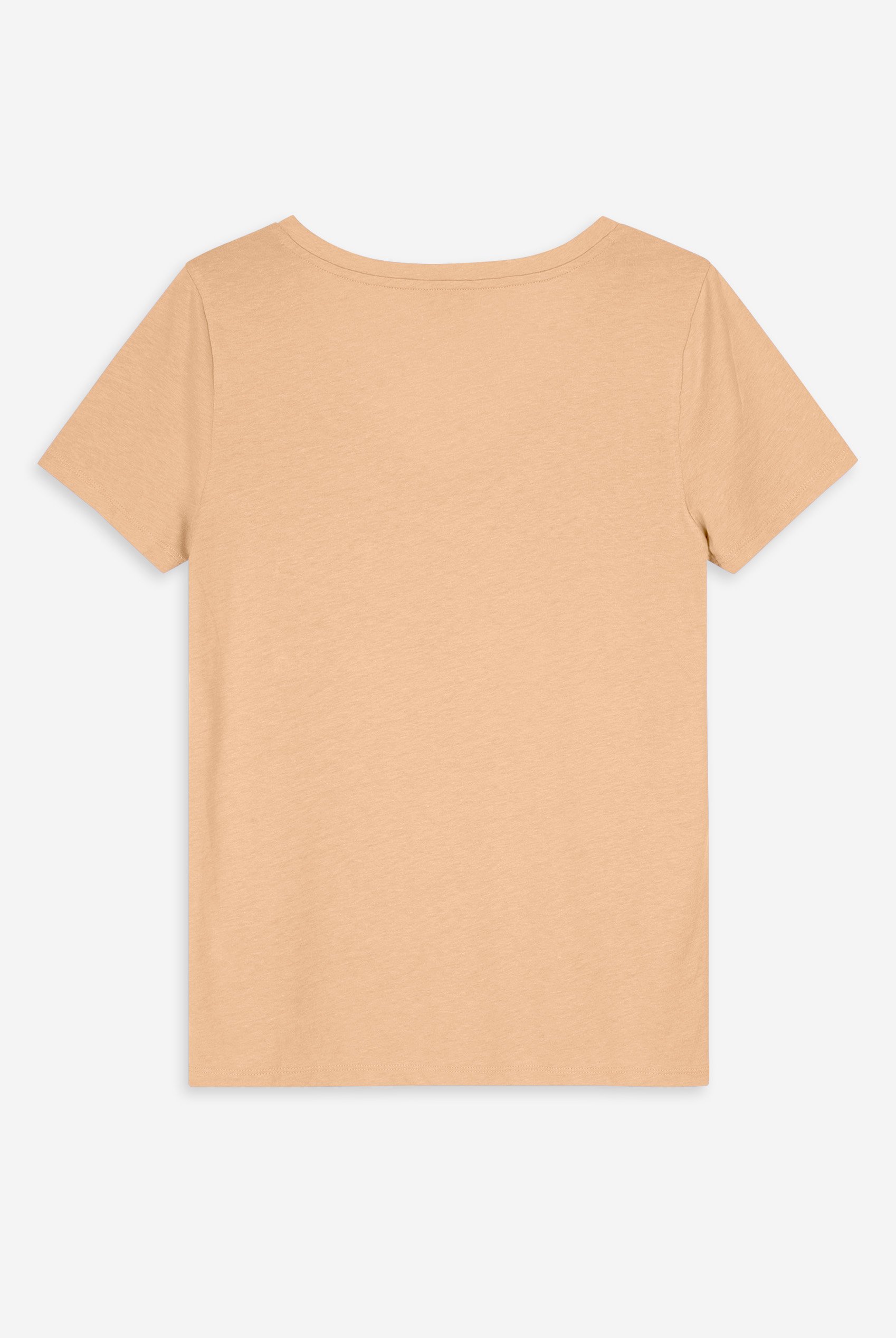 Lace Pocket V-Neck Tee
