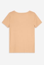 Lace Pocket V-Neck Tee