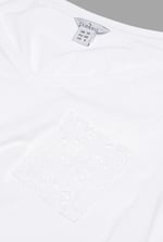 Lace Pocket V-Neck Tee