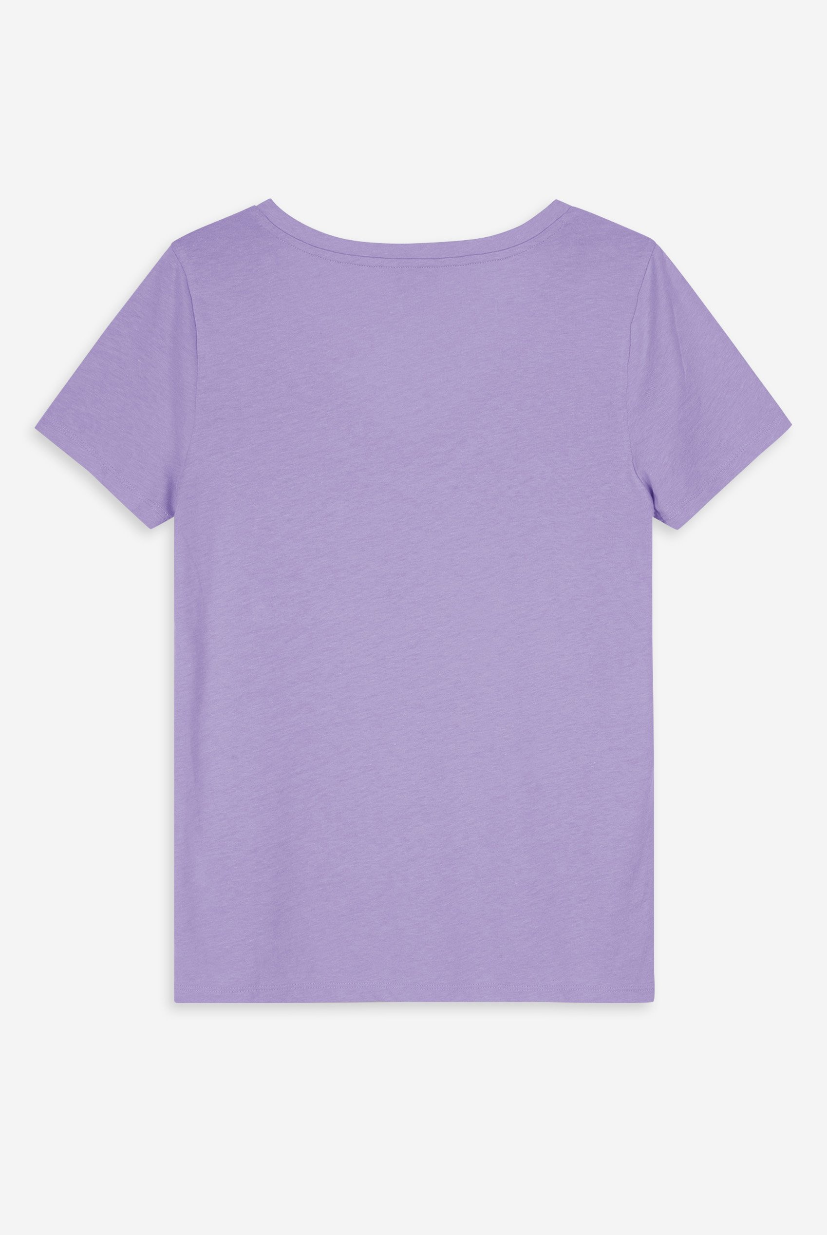 Lace Pocket V-Neck Tee