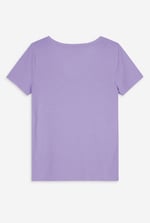 Lace Pocket V-Neck Tee
