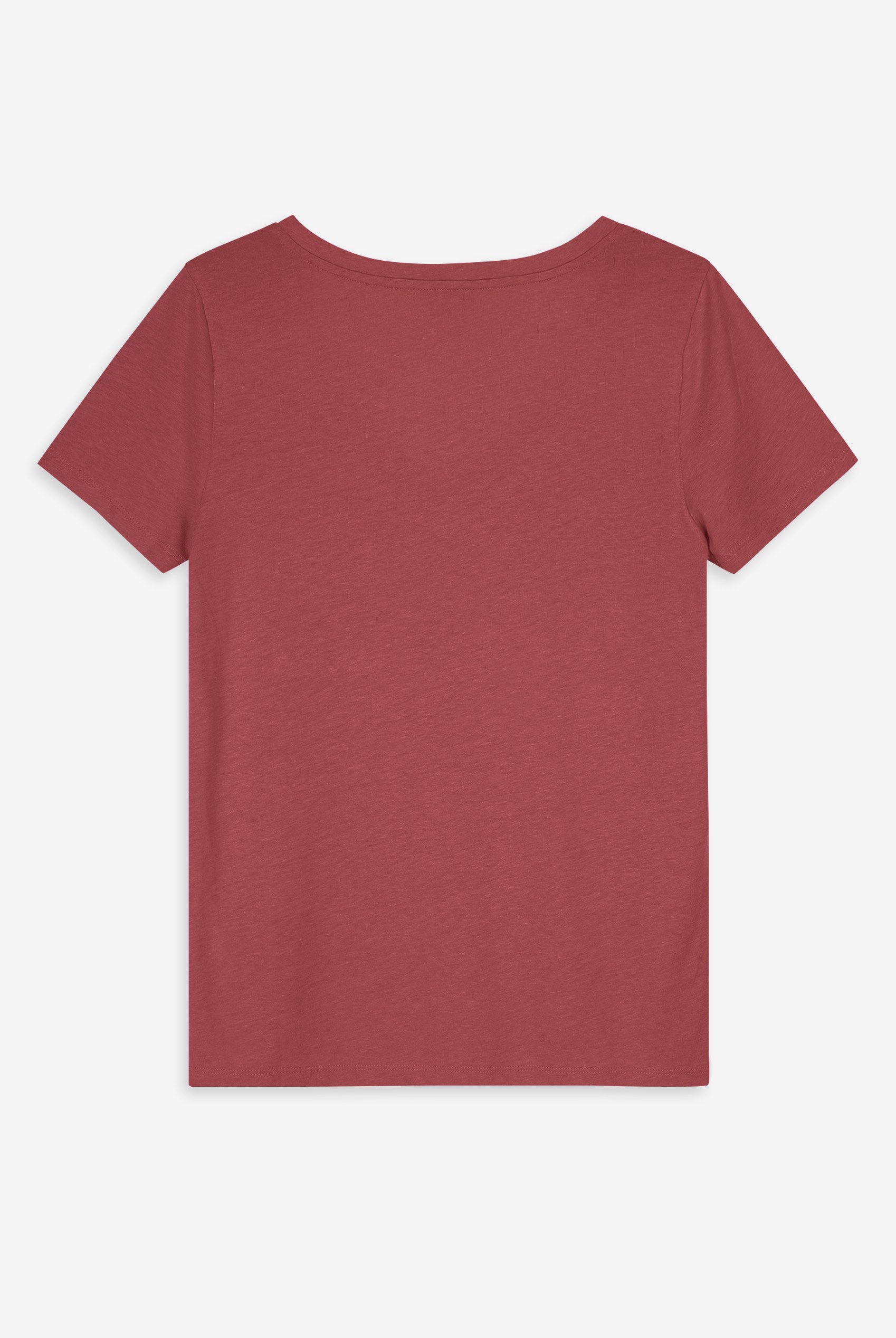 Lace Pocket V-Neck Tee