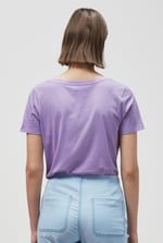 Lace Pocket V-Neck Tee