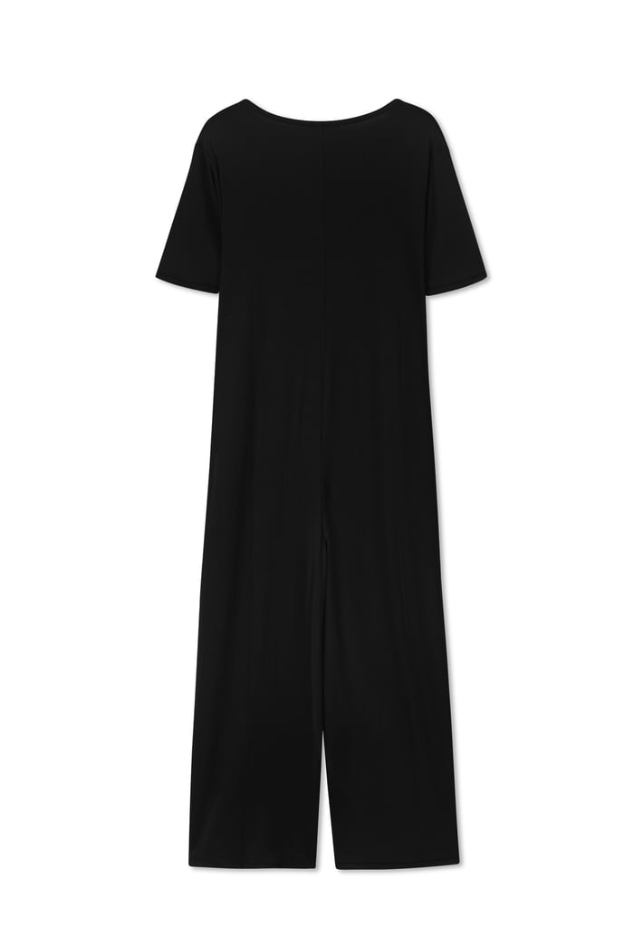 Ankle Length Wide Leg Jumpsuit