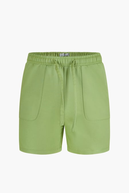 Black Patch Pocket Shorts