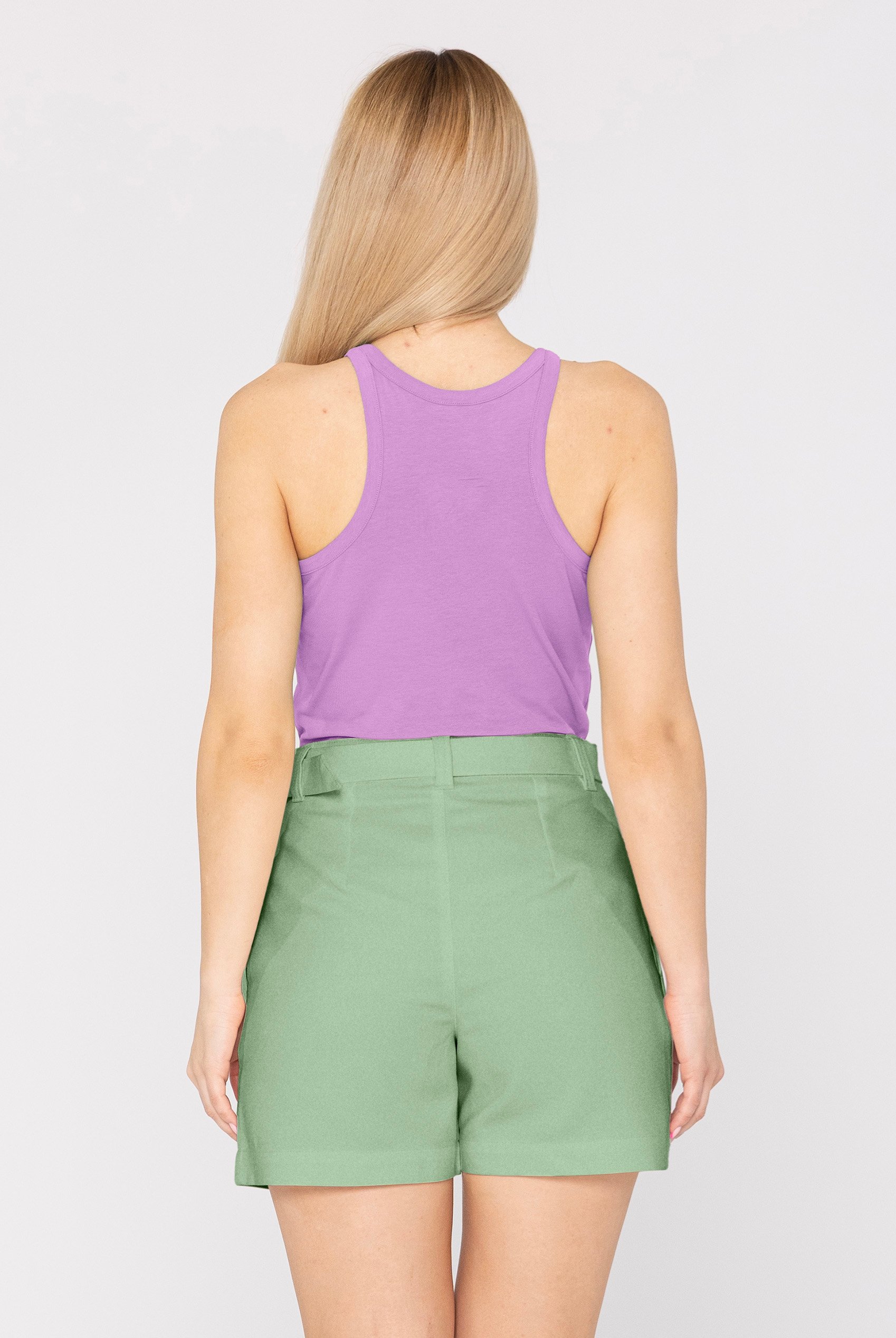 Belted Tailored Shorts