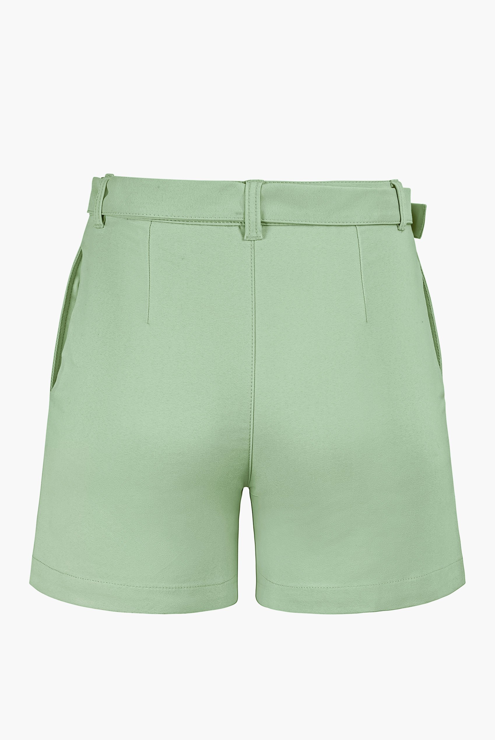 Belted Tailored Shorts