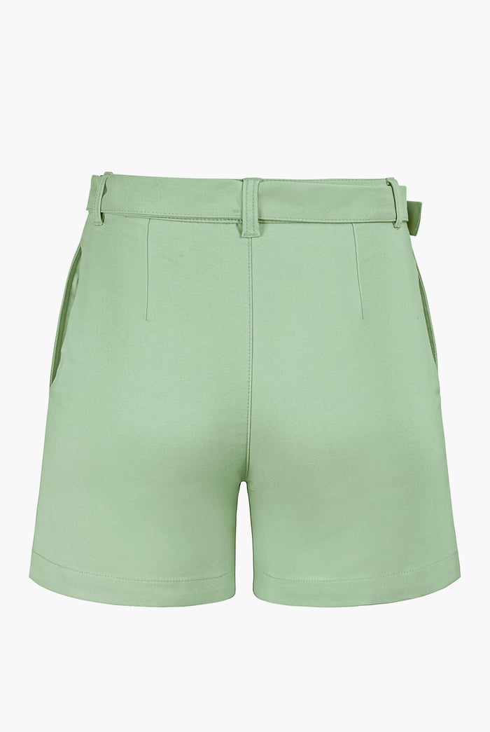 Belted Tailored Shorts