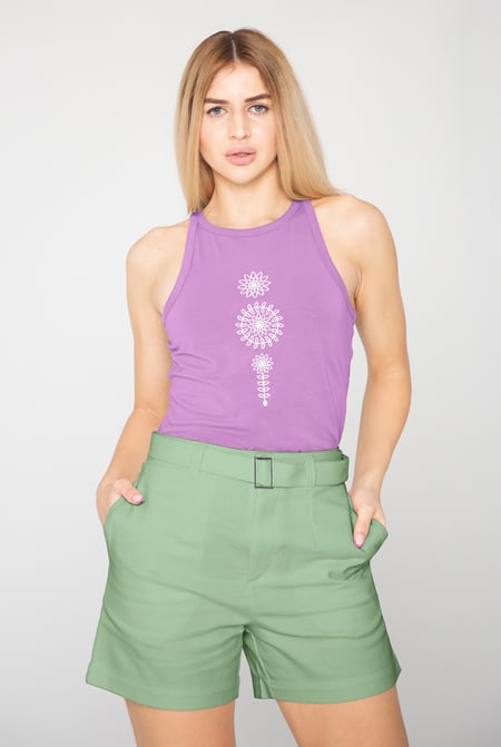 Green Belted Tailored Shorts