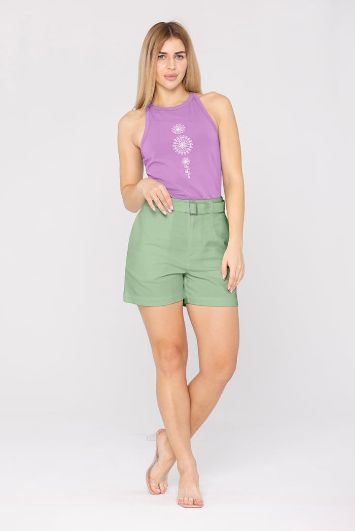 Belted Tailored Shorts