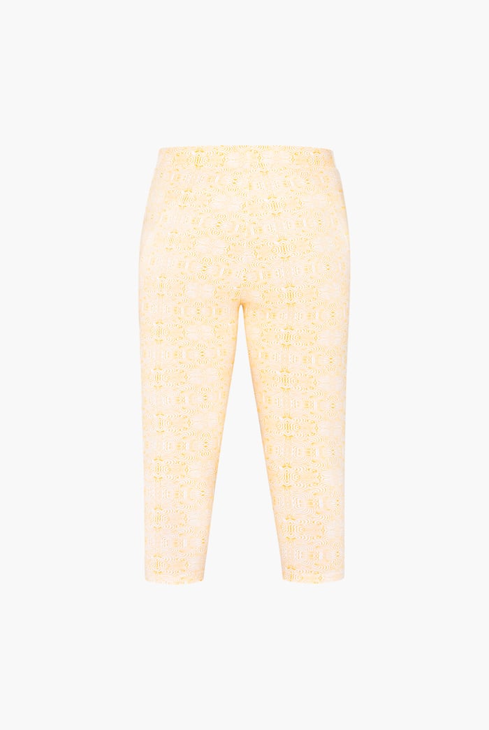 Bee Printed Cropped Leggings