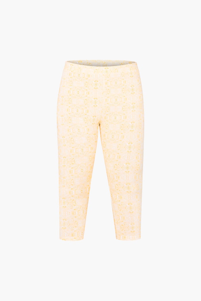 Bee Printed Cropped Leggings