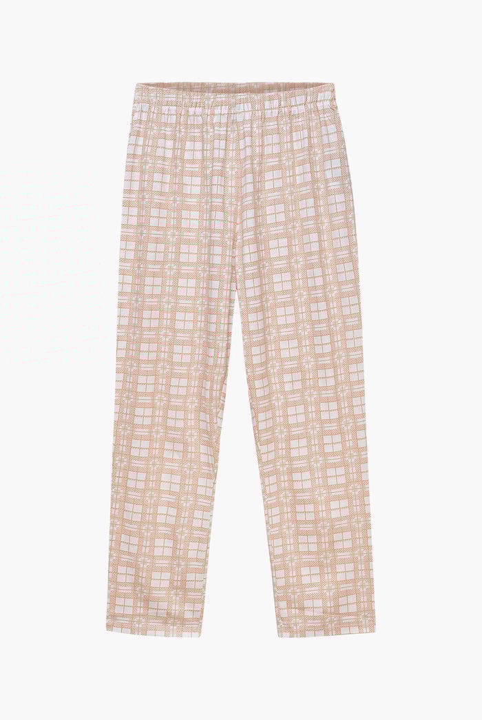 Geo Print Wide Leg Pyjamas
