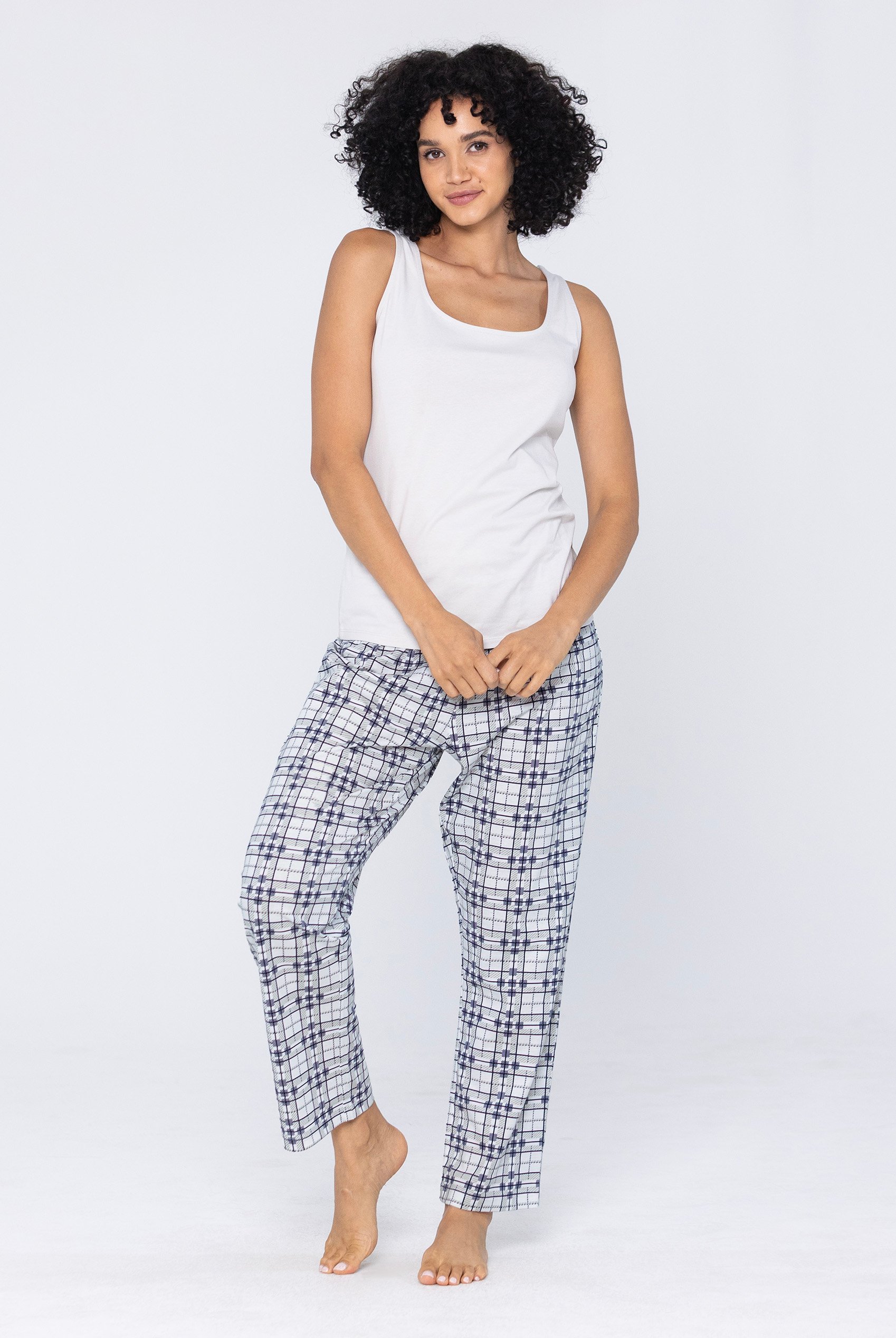 Geo Print Wide Leg Pyjamas