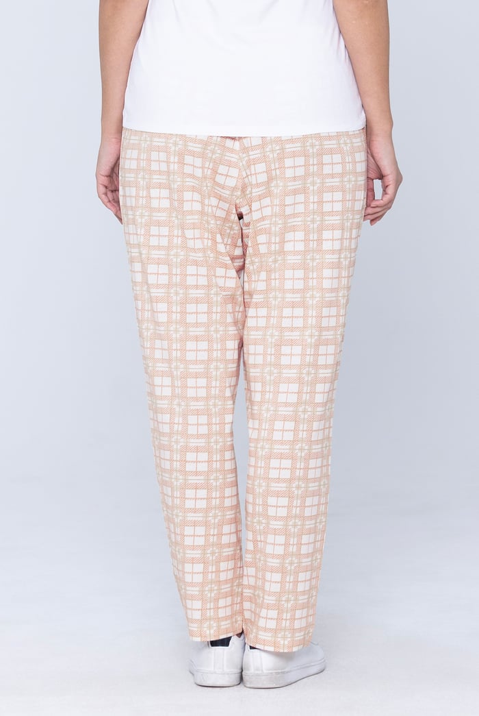 Geo Print Wide Leg Pyjamas