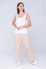 Geo Print Wide Leg Pyjamas