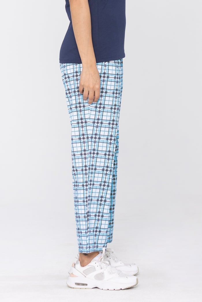 Geo Print Wide Leg Pyjamas